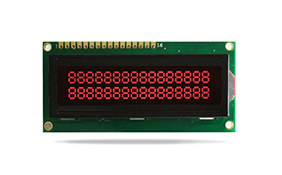 JXD1602A-S字符液晶 FSTN負(fù)顯 紅字 JXD1602A-S字符液晶 FSTN負(fù)顯 紅字