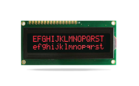 JXD1602A字符液晶 FSTN負顯 紅字
