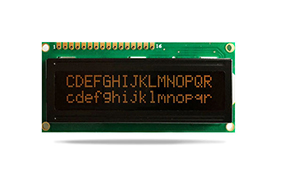 JXD1602A字符液晶 FSTN 負顯 橙光